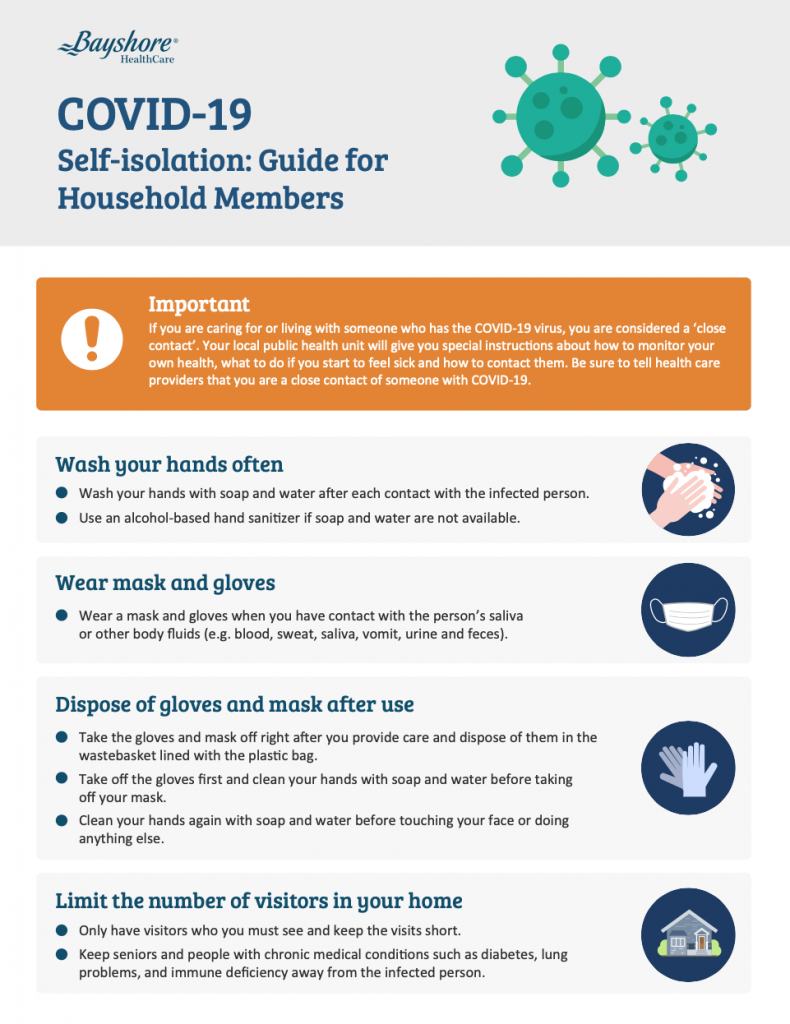 Self isolation guide