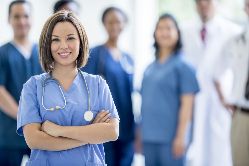 groupe de professionnels de la santé