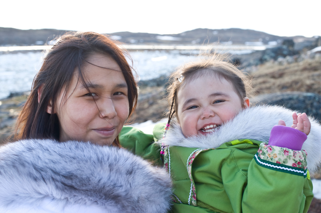 Indigenous Mom and Child