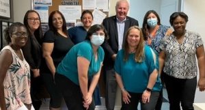 Bayshore Home Health Hamilton employees with Stuart