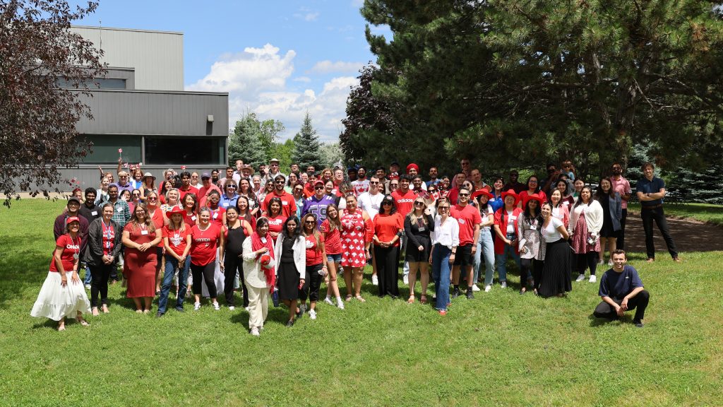 Bayshore head office employees during their annual Canada Day celebration in 2024